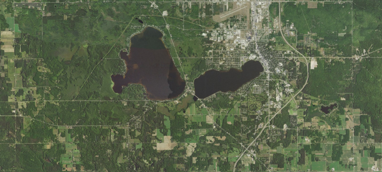 Map of William Mitchell State Park Campground