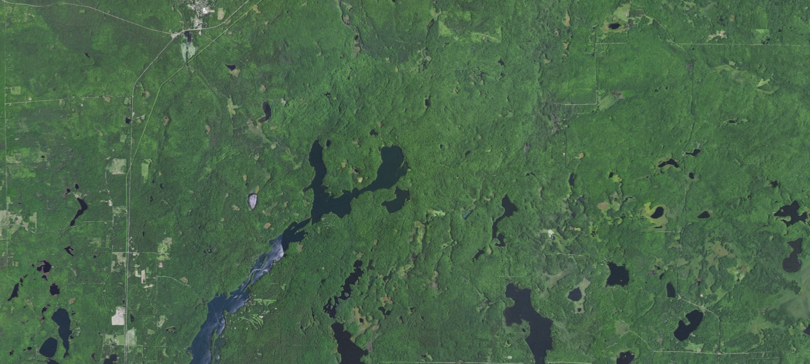 Map of Two Lakes
