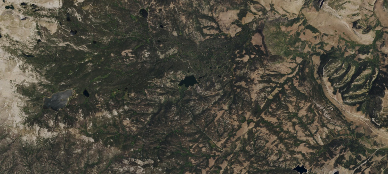 Map of Louis Lake