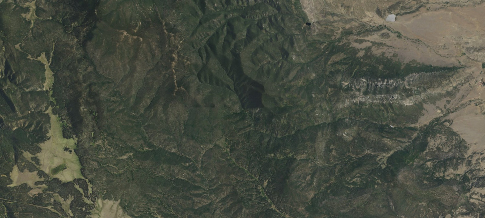 Map of Black Mountain Camp