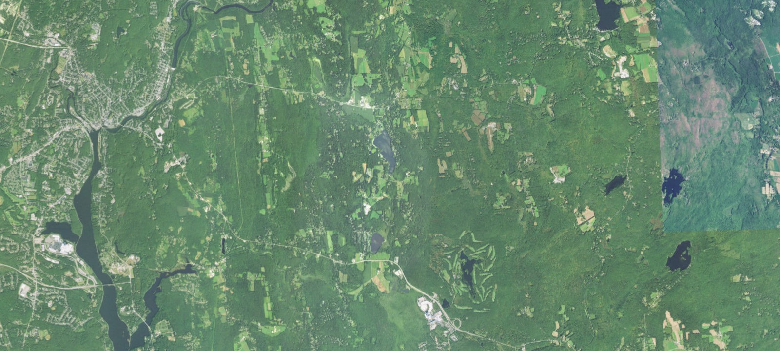 Map of Amos Lake Beach and Camping Area