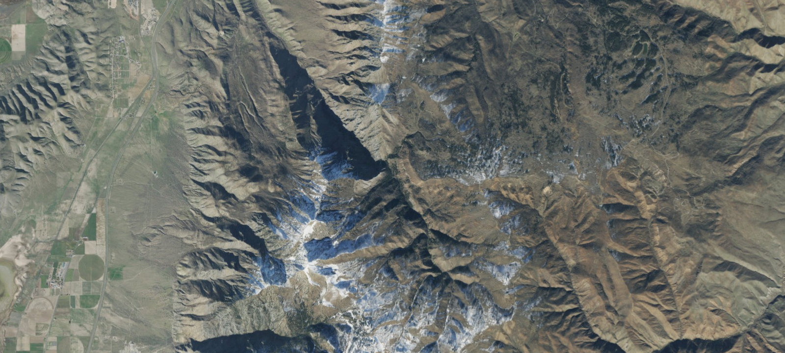 Map of Tinney Flat