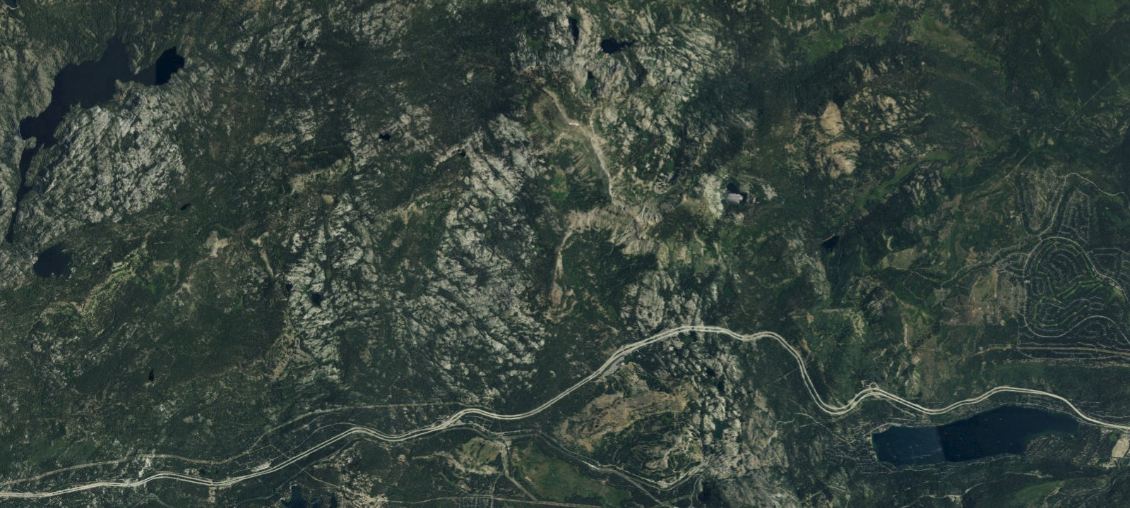 Map of Castle Peak