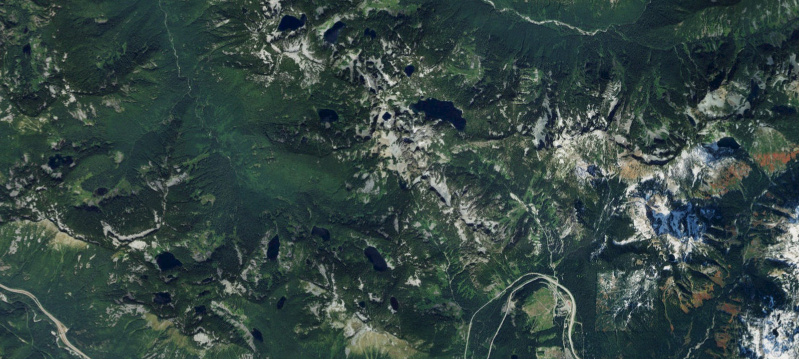 Map of Melakwa Lake Backcountry Camping