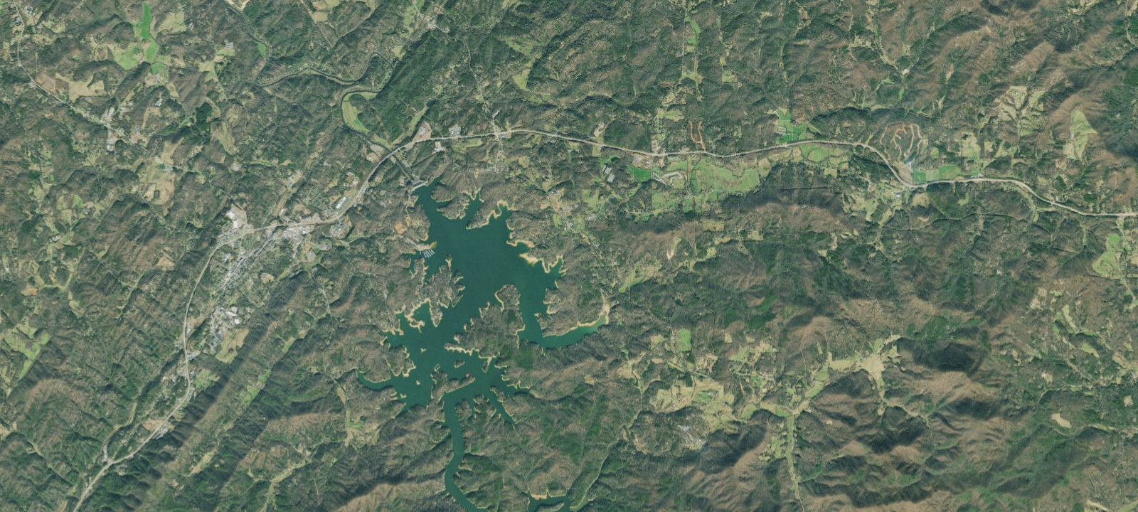 Map of Morganton Point Recreation Area