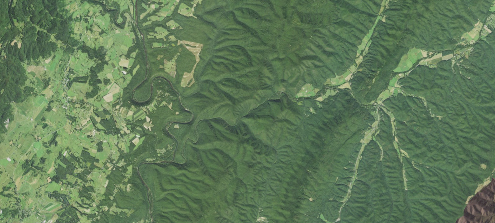 Map of Anthony Creek Campsites