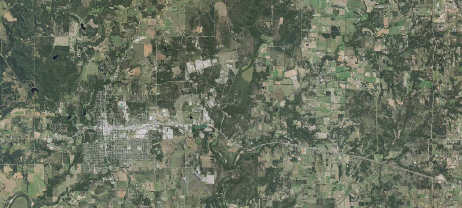Map of Post Oak Camping Area