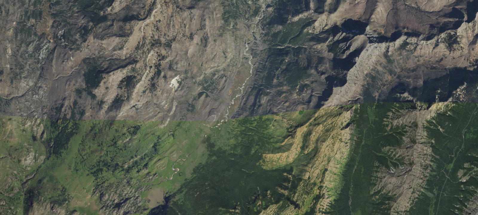 Map of Upper Slough Creek