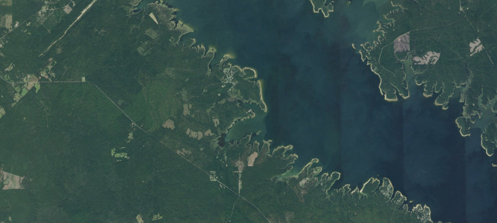Map of Caney Creek
