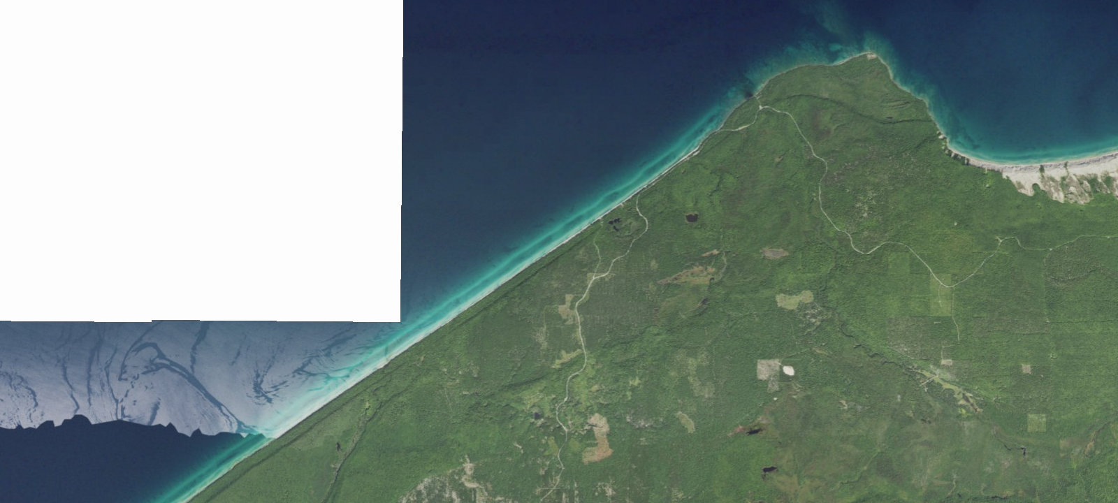 Map of Twelvemile Beach Campground and Cabin