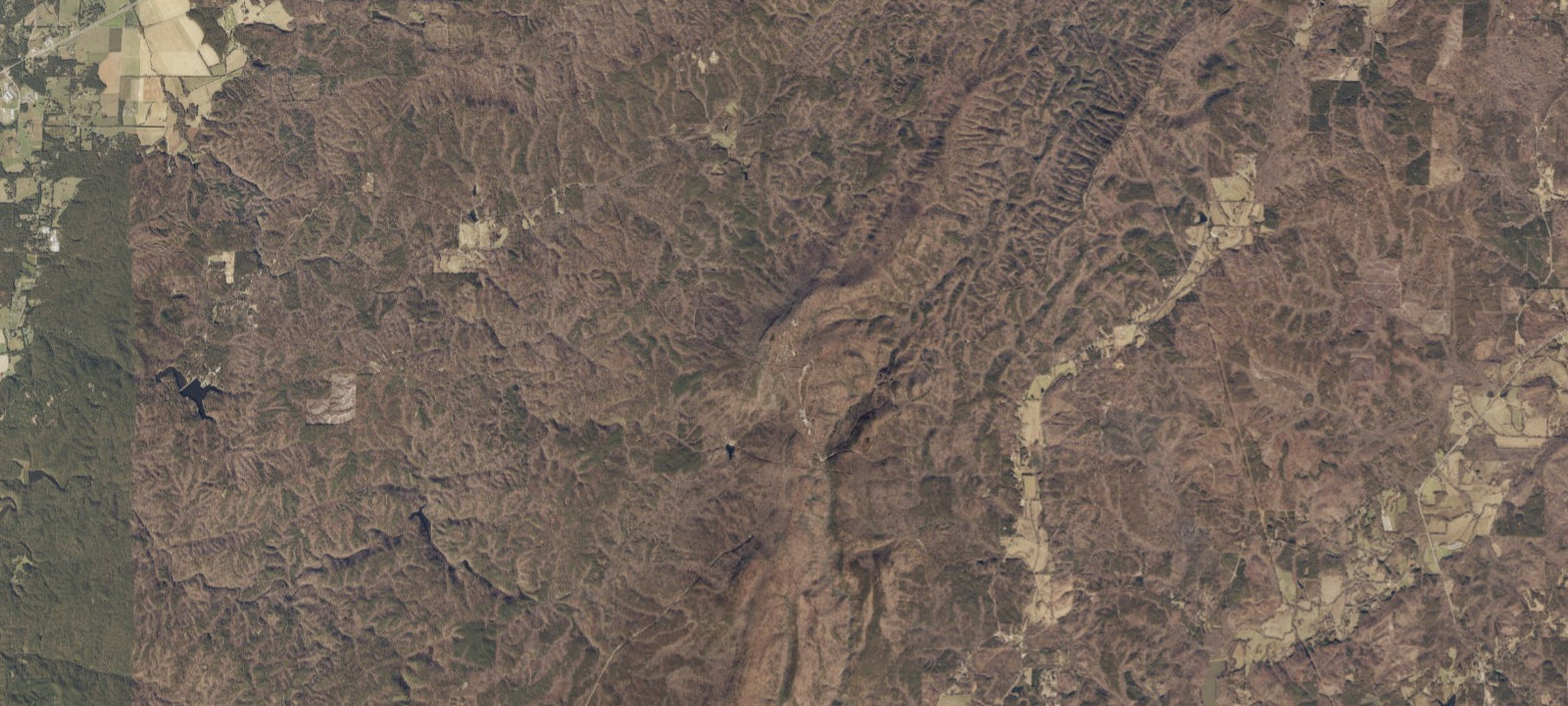 Map of Cheaha State Park Upper Improved Campground