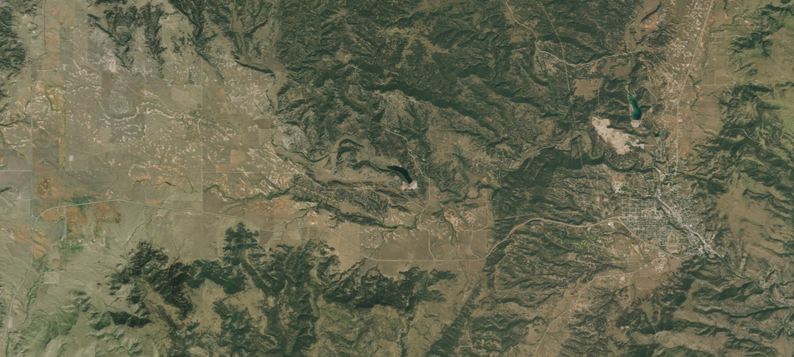 Map of Cottonwood Springs Campground