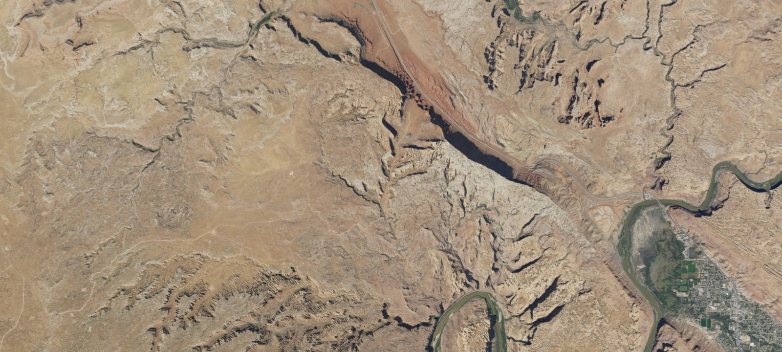 Map of Bride Canyon Designated Dispersed Camping Area