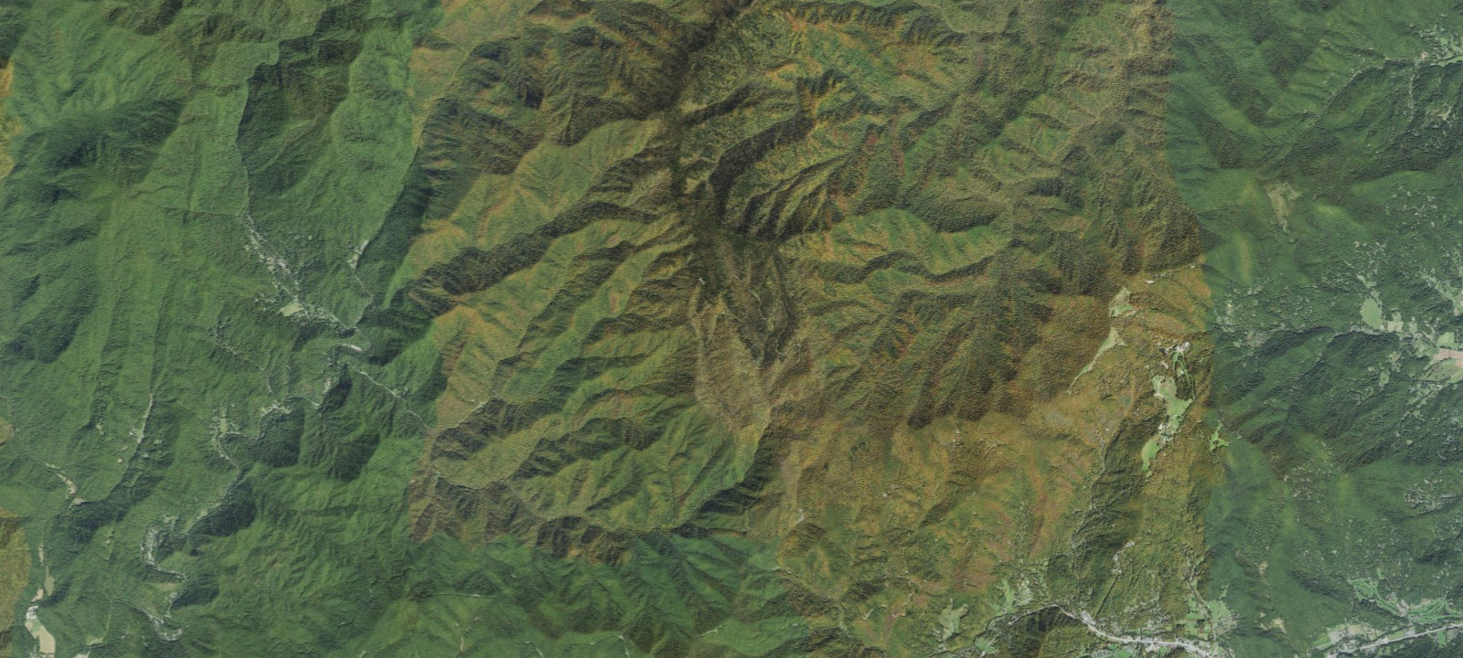 Map of Balsam Mountain Campground