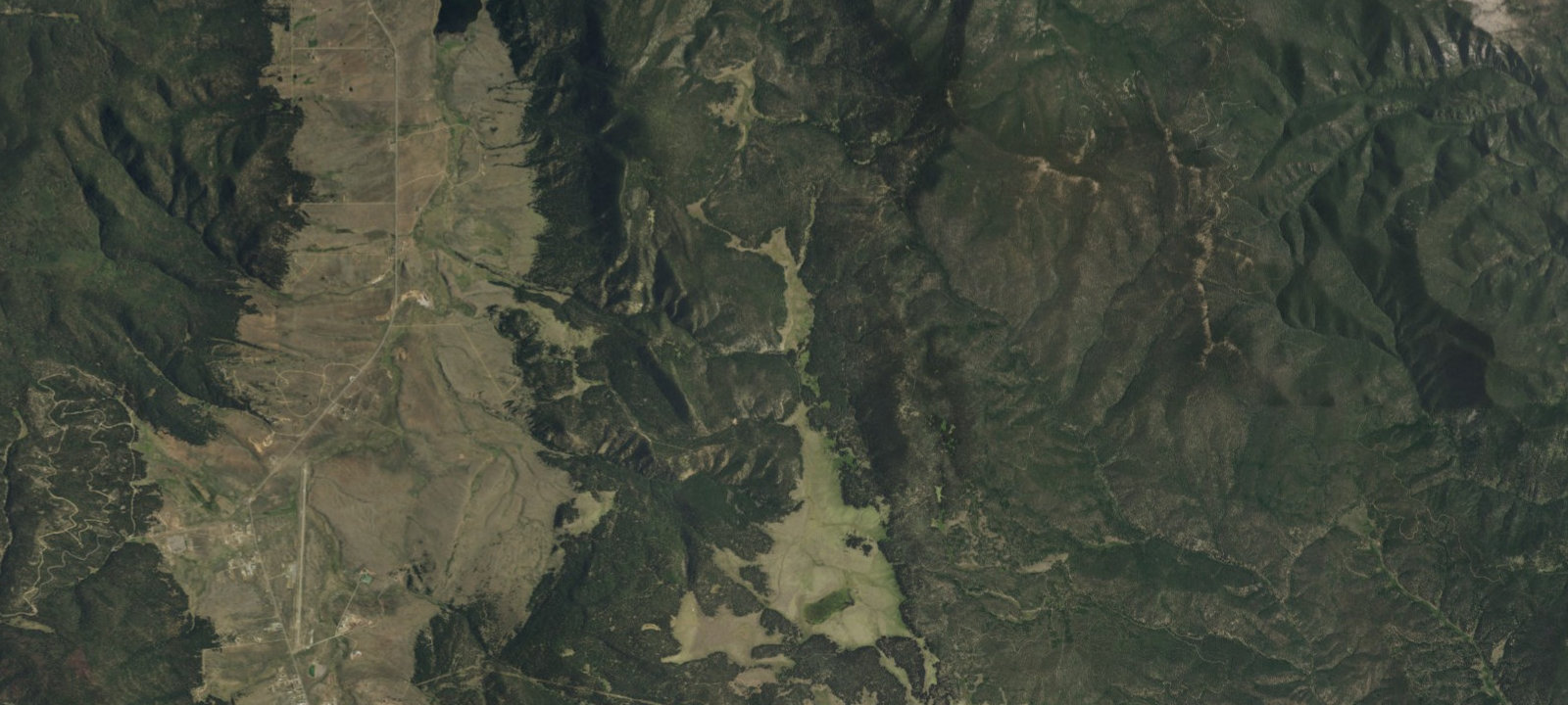 Map of American Creek Cow Camp