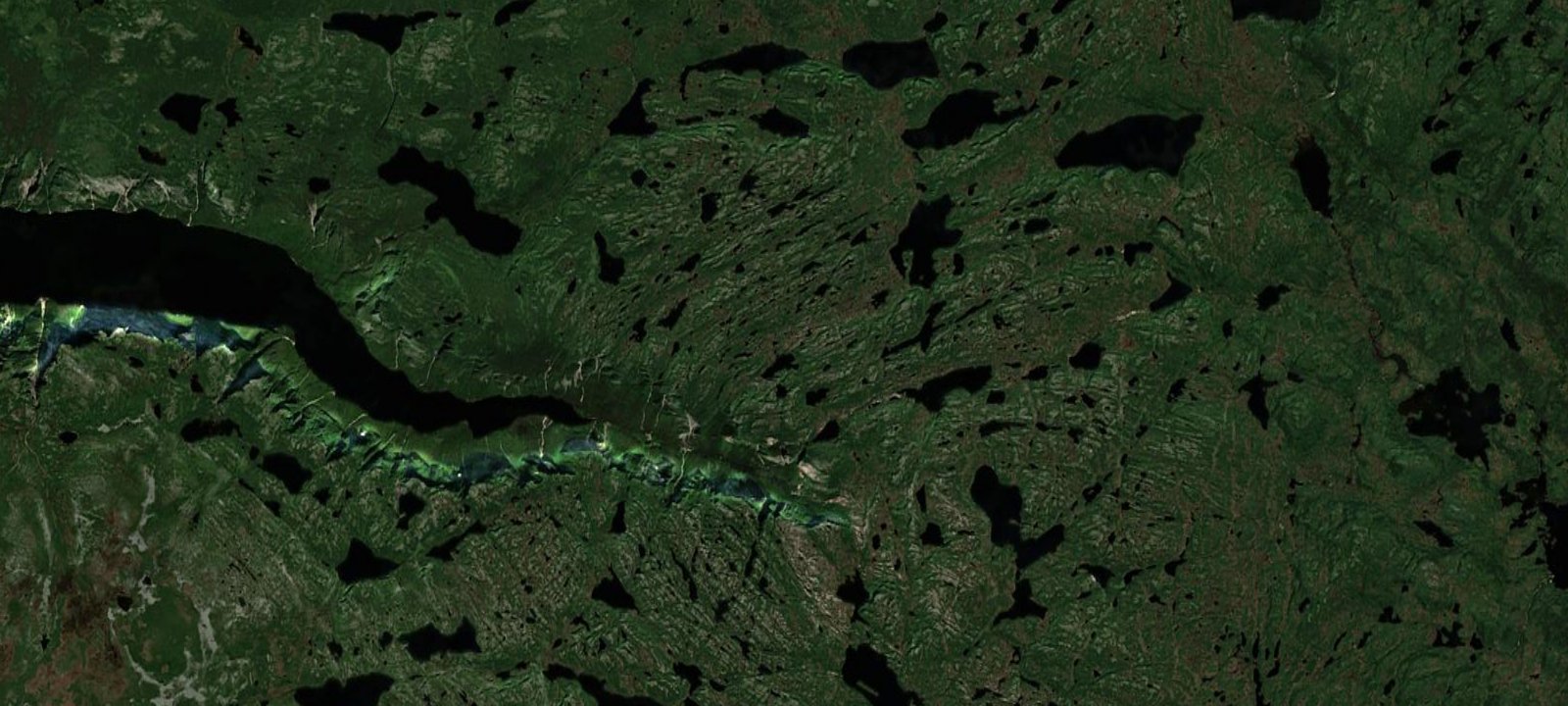 Map of Gilley Pond