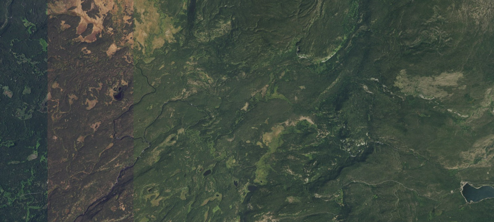 Map of Falls River Cutoff