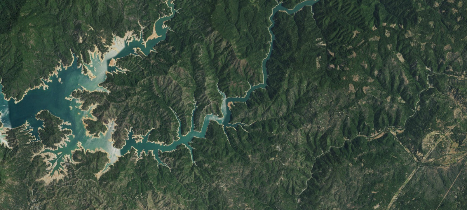 Map of Arbuckle Flat Boat-In Campground