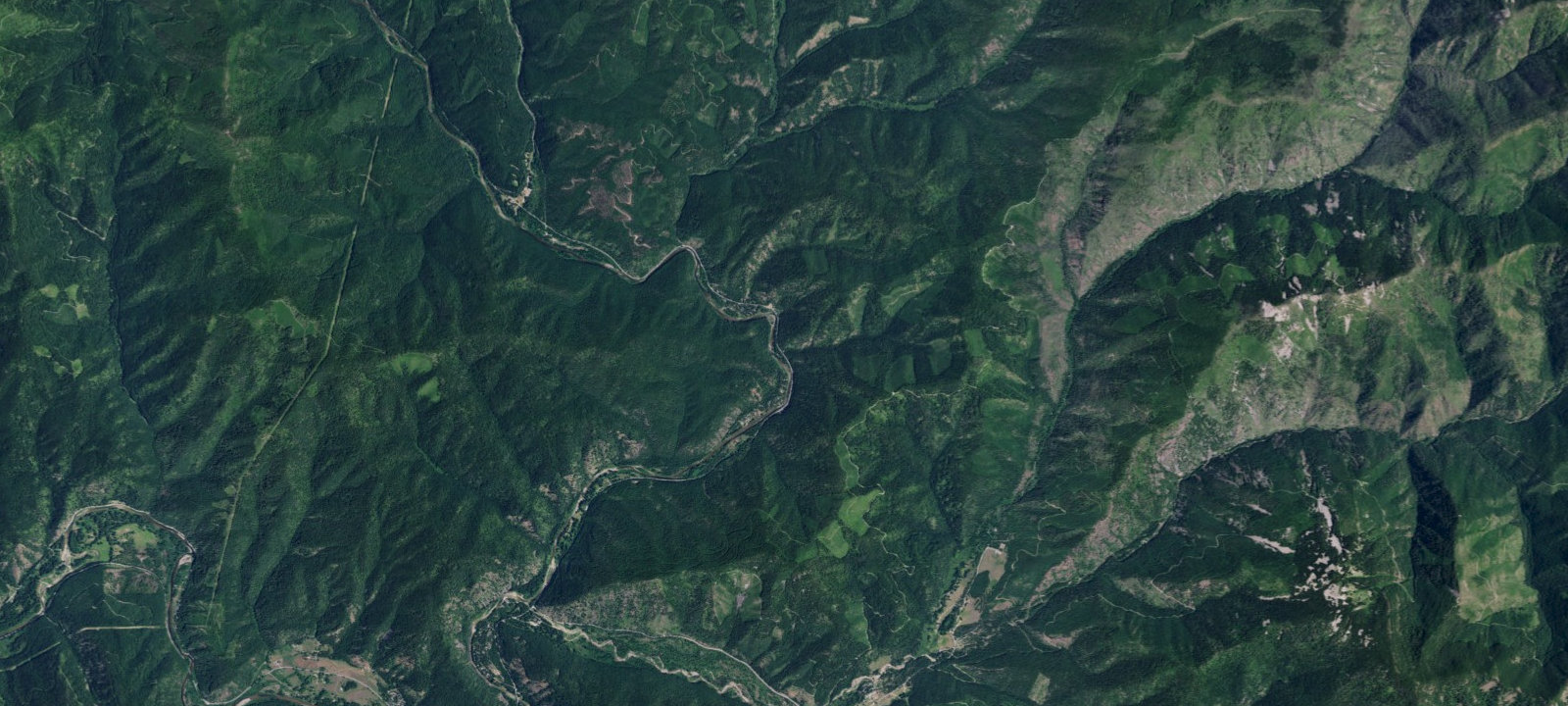 Map of Avery Creek Cabin
