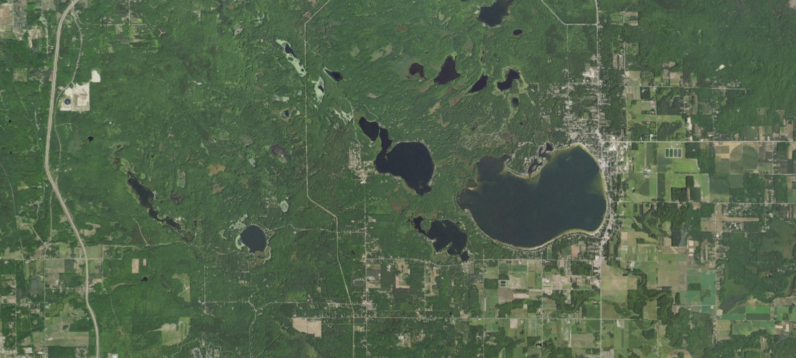 Map of Crooked Lake Park Campground