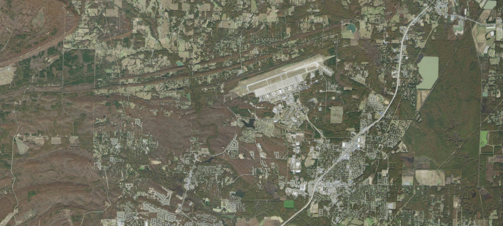Map of Little Rock AFB FamCamp