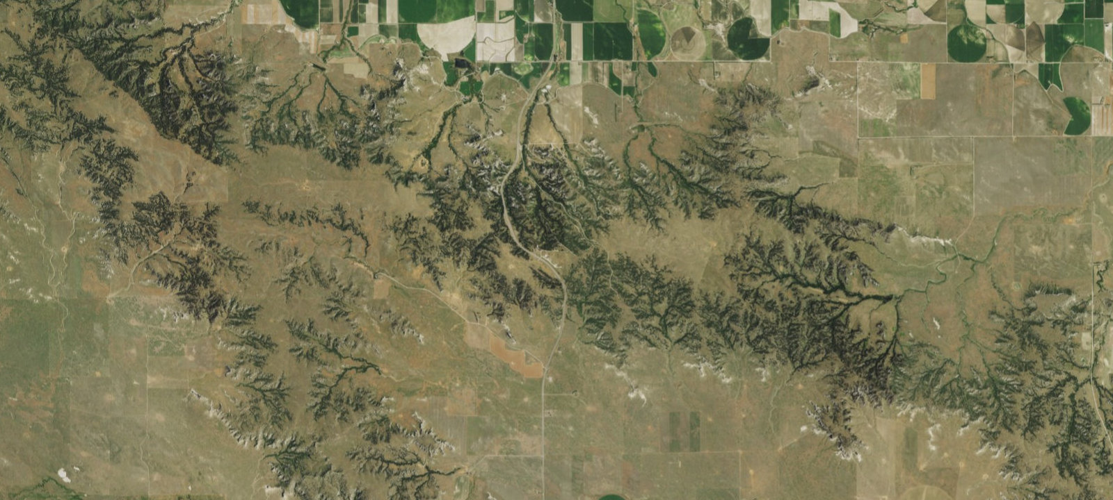 Map of Primitive Campsites