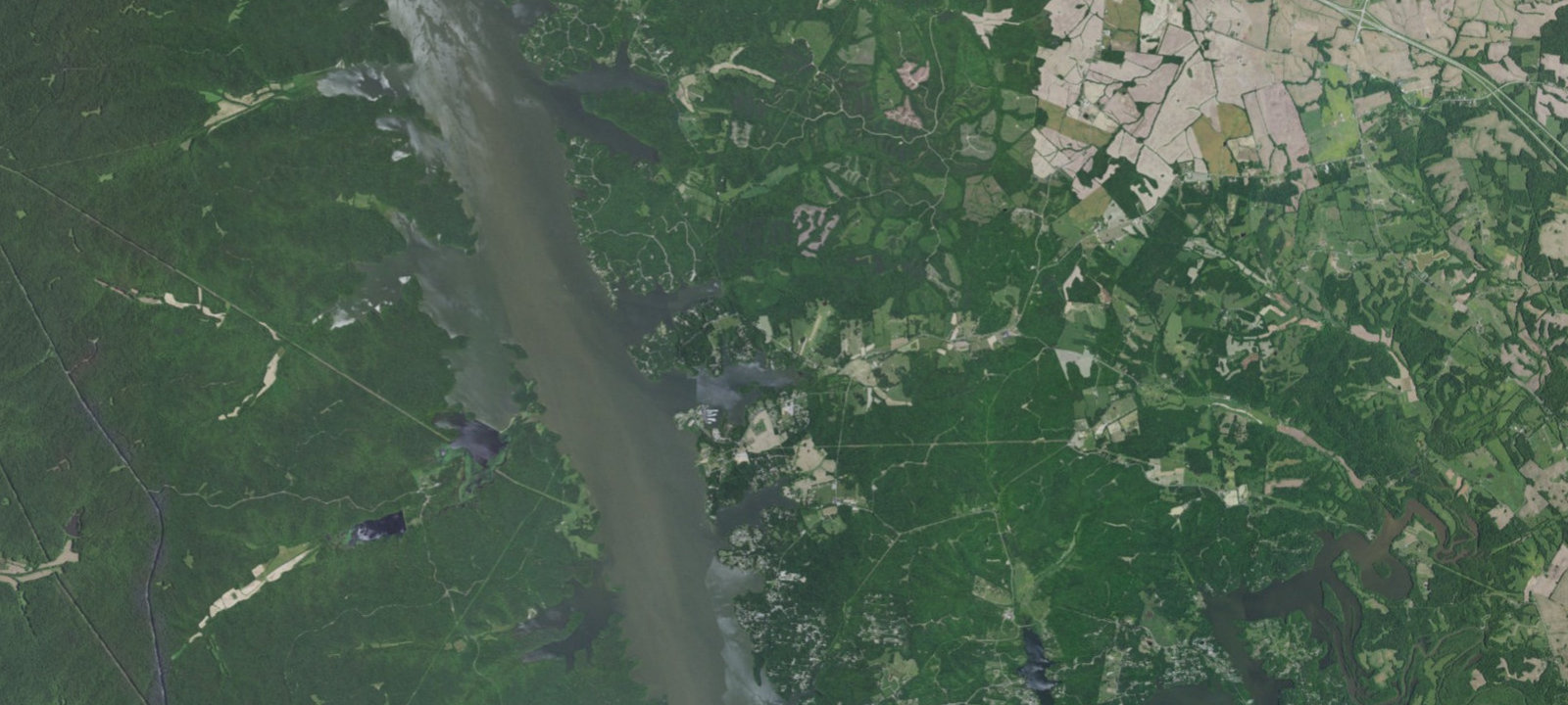 Map of Hurricane Creek