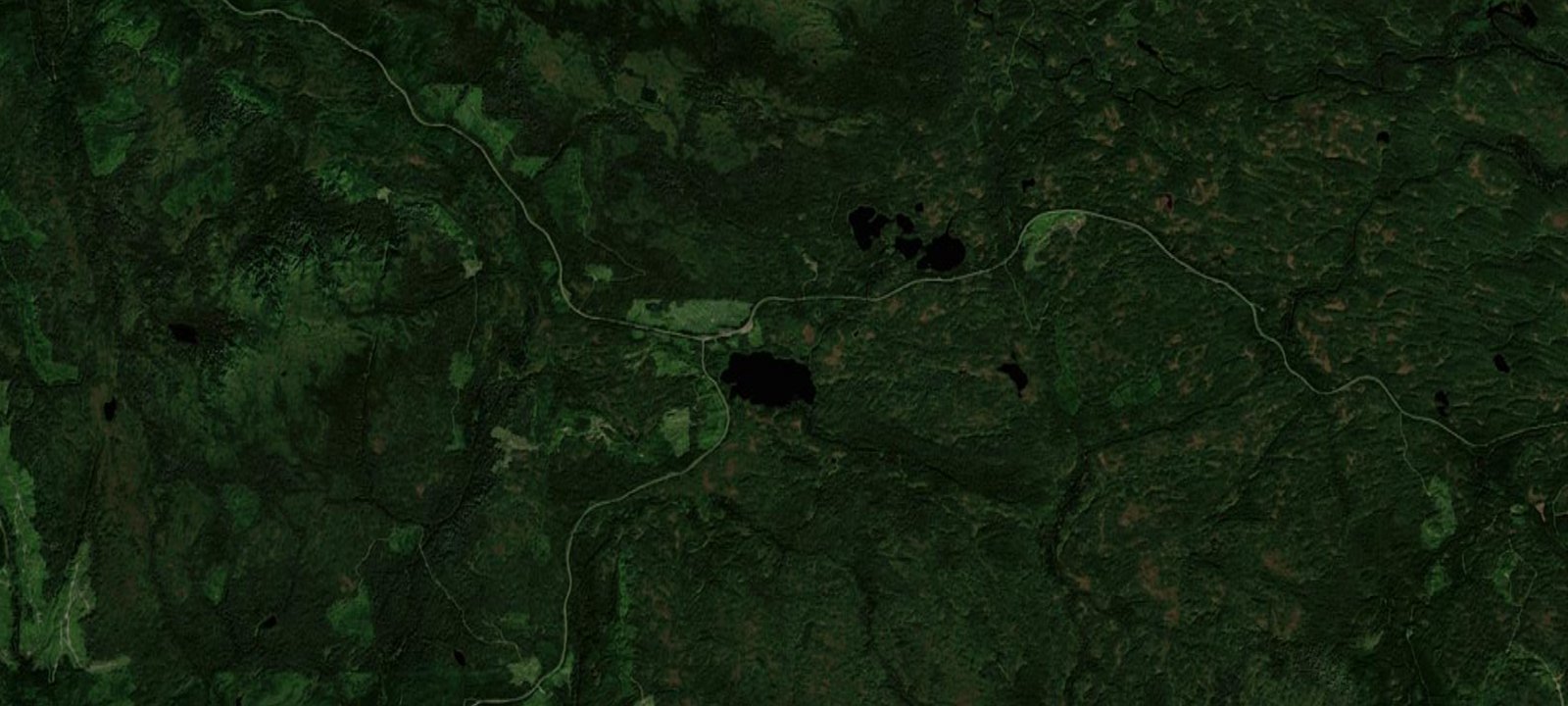 Map of Control Lake Cabin