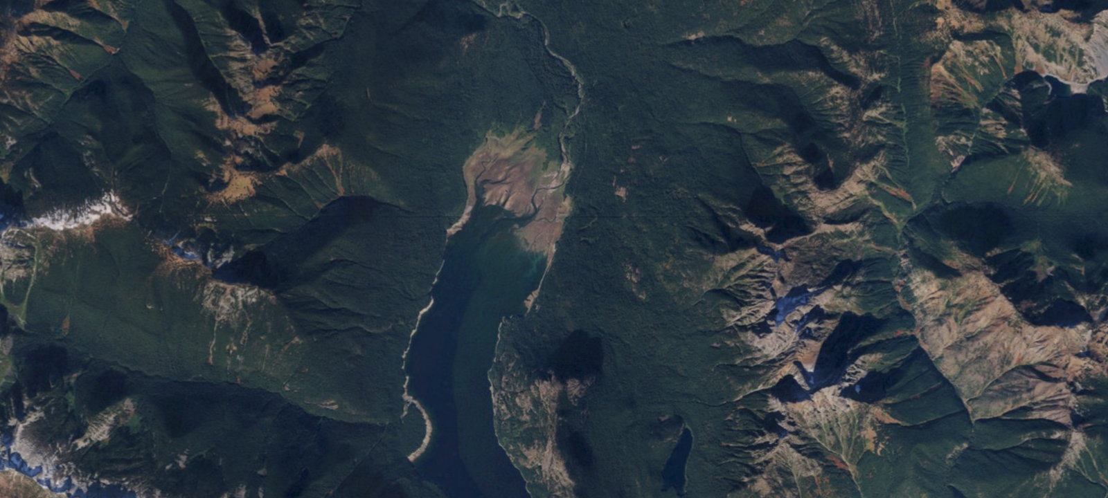 Map of Hozomeen Campground