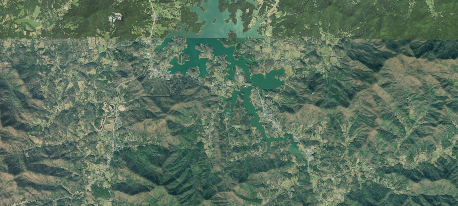 Map of Lake Chatuge Recreation Area