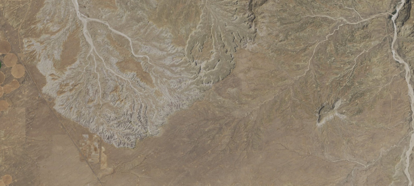 Map of Angel Peak Campground