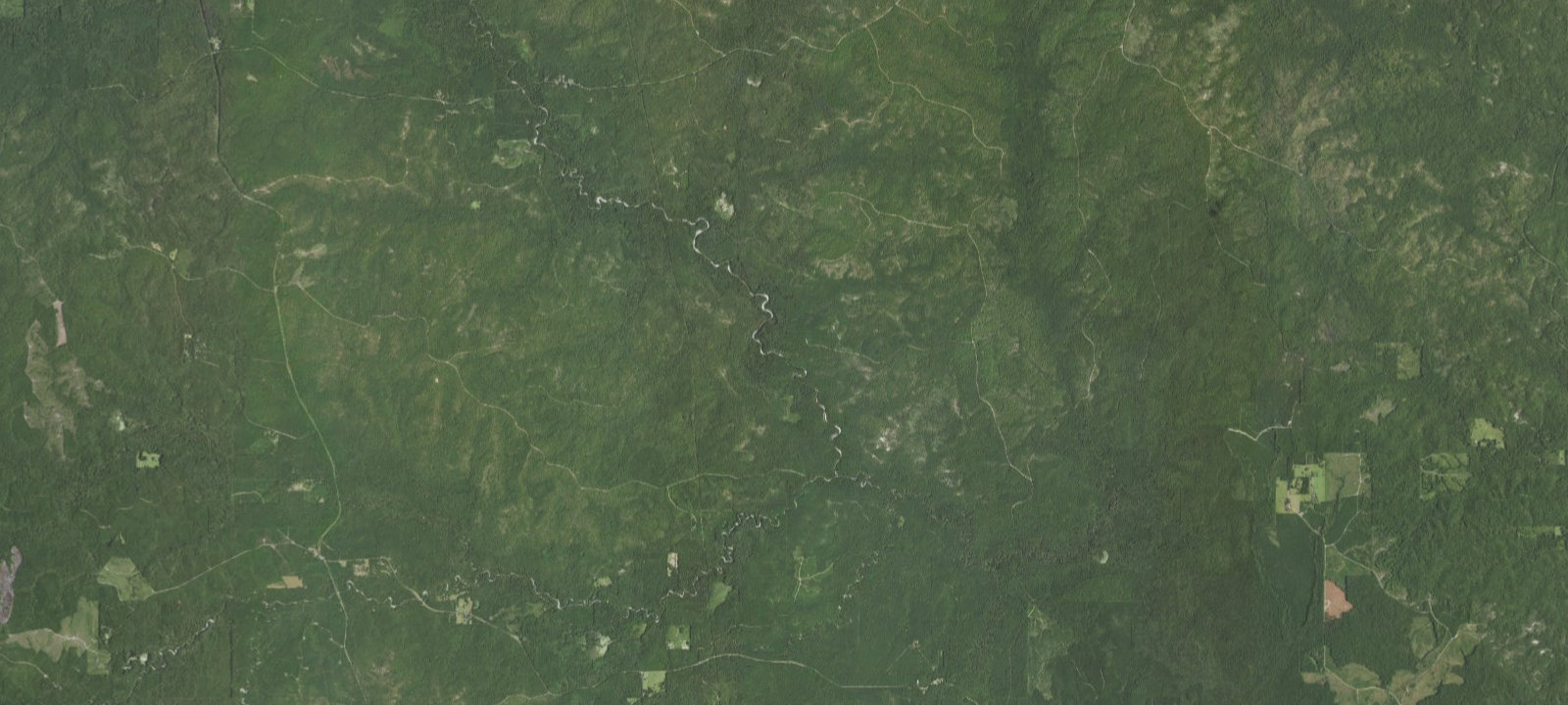 Map of Kisatchie Bayou Recreation Area