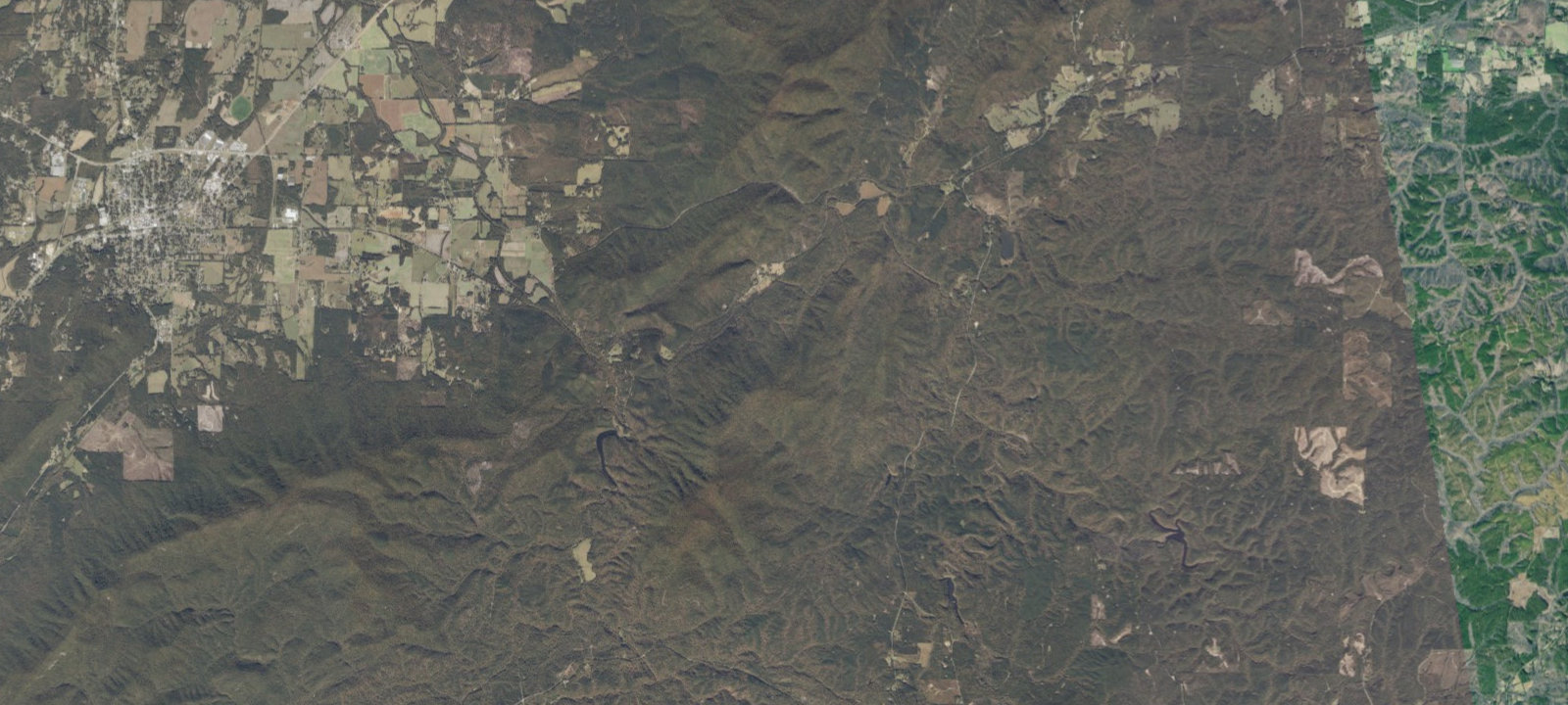 Map of Oakey Mountain Shelter