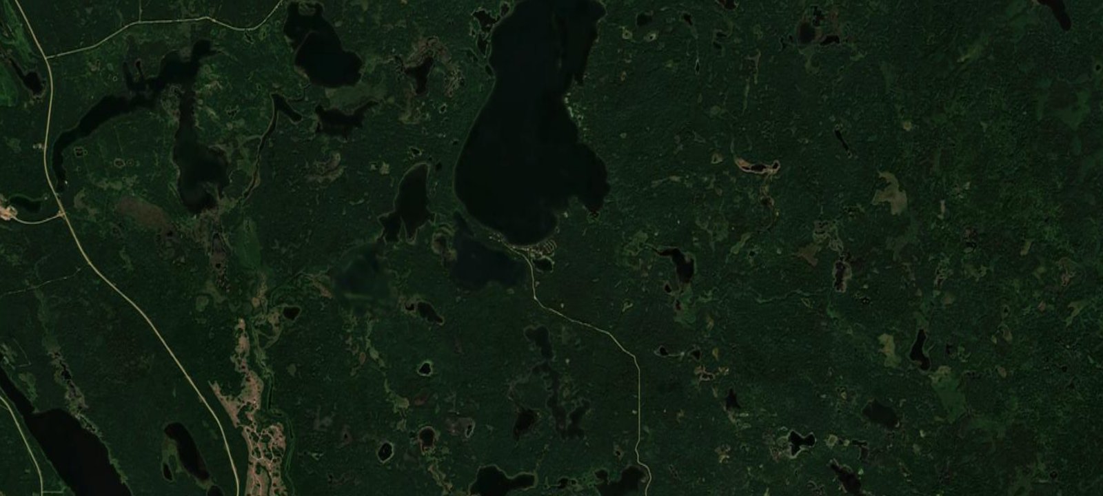 Map of Nesslin Lake