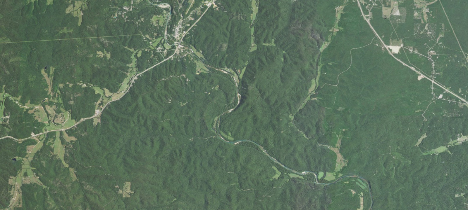 Map of Big Springs Campground