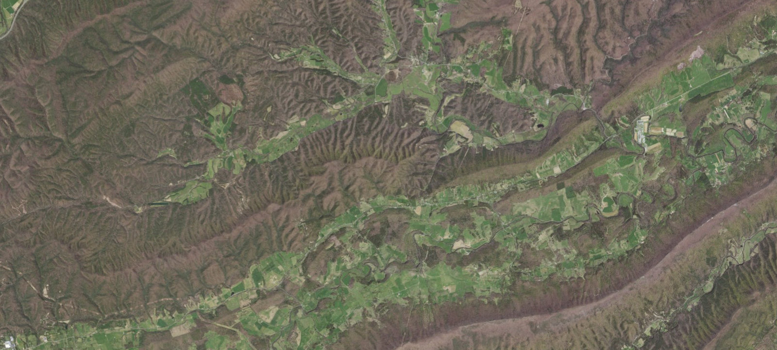 Map of Jenny Knob Shelter
