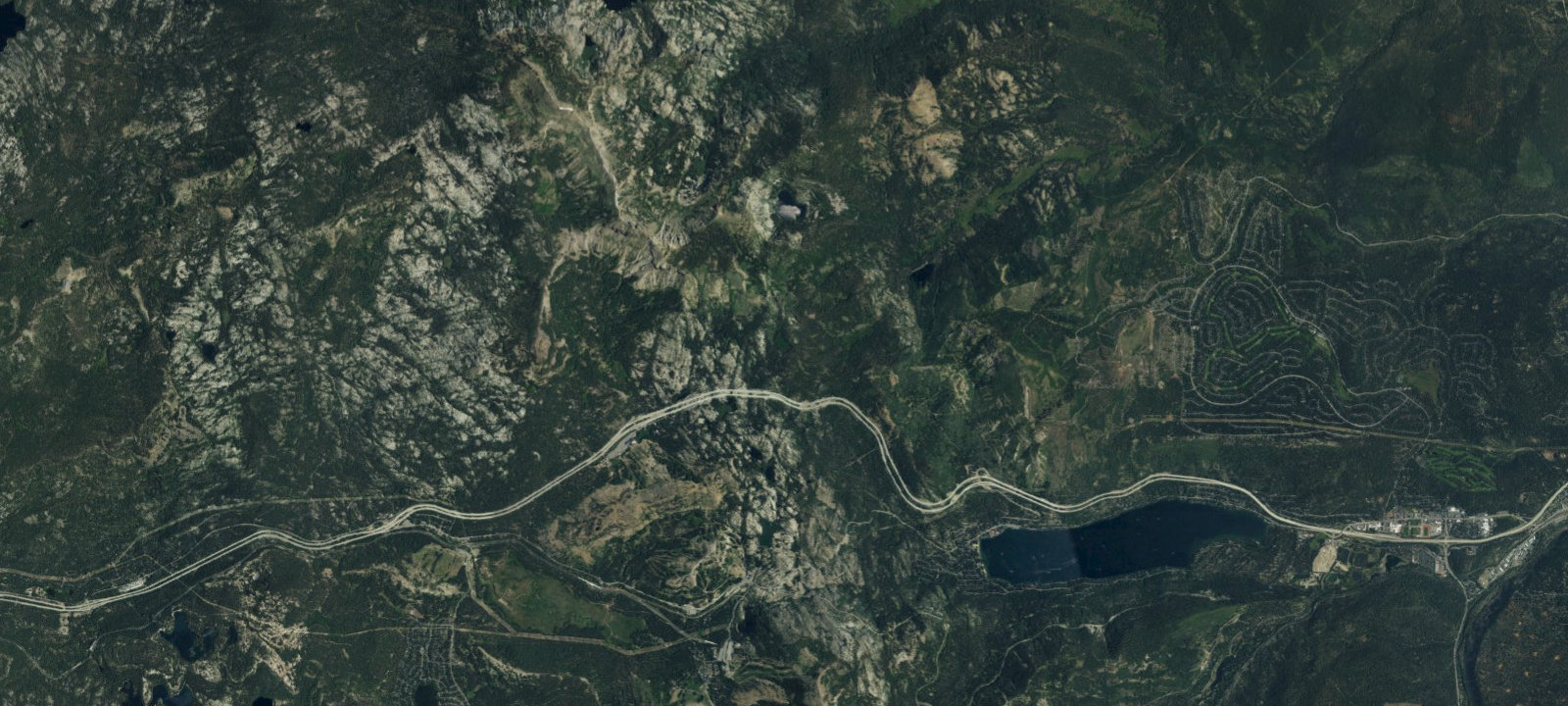 Map of Summit Lake