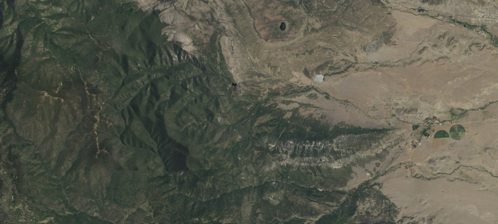 Map of Clarks Fork Camp