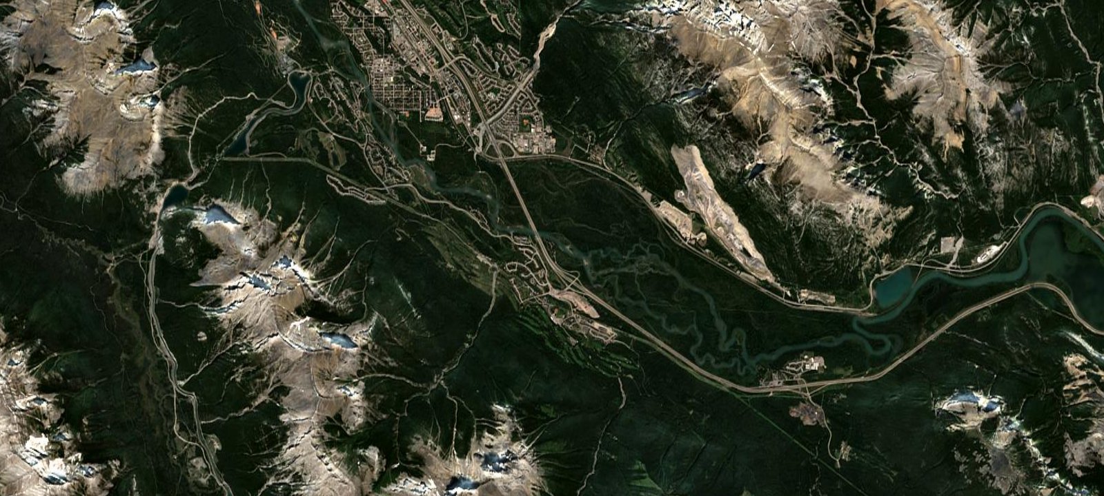 Map of Bow River Campground