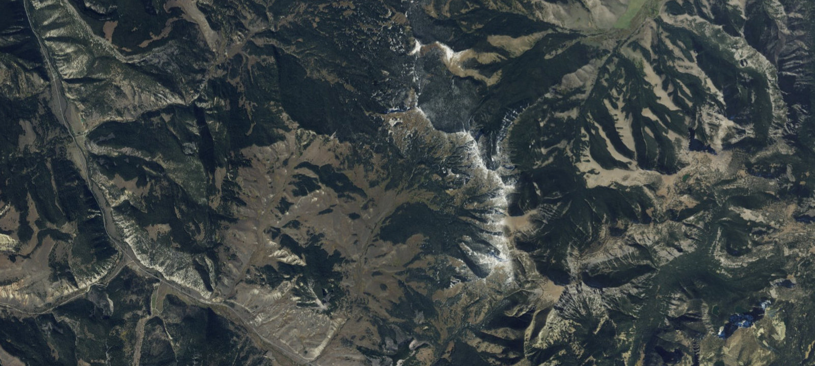 Map of Upper Dailey Creek