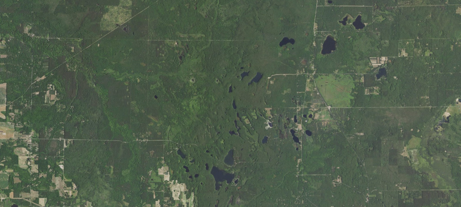 Map of Condon Lakes West