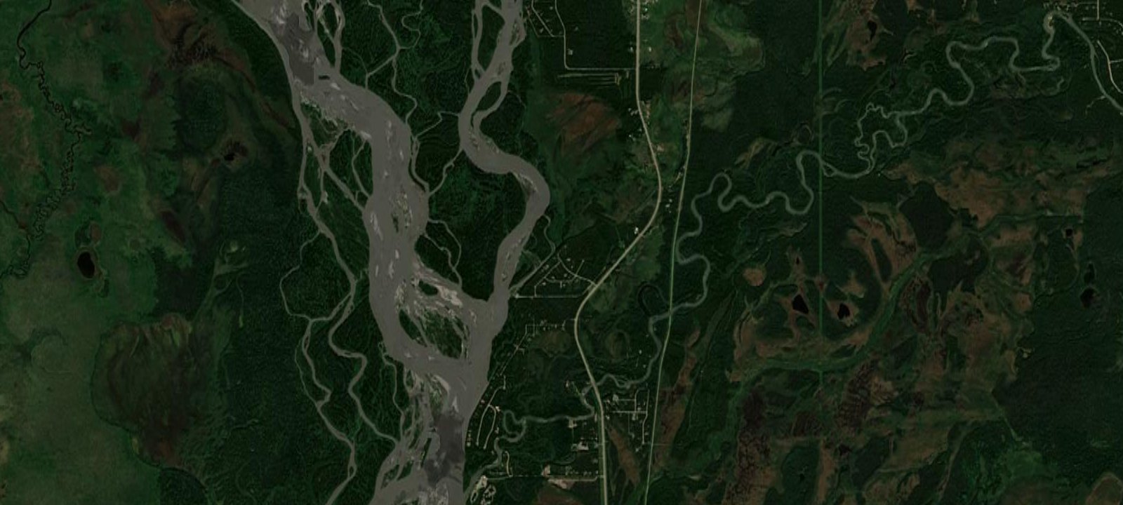 Map of Caswell Creek Fishing Site