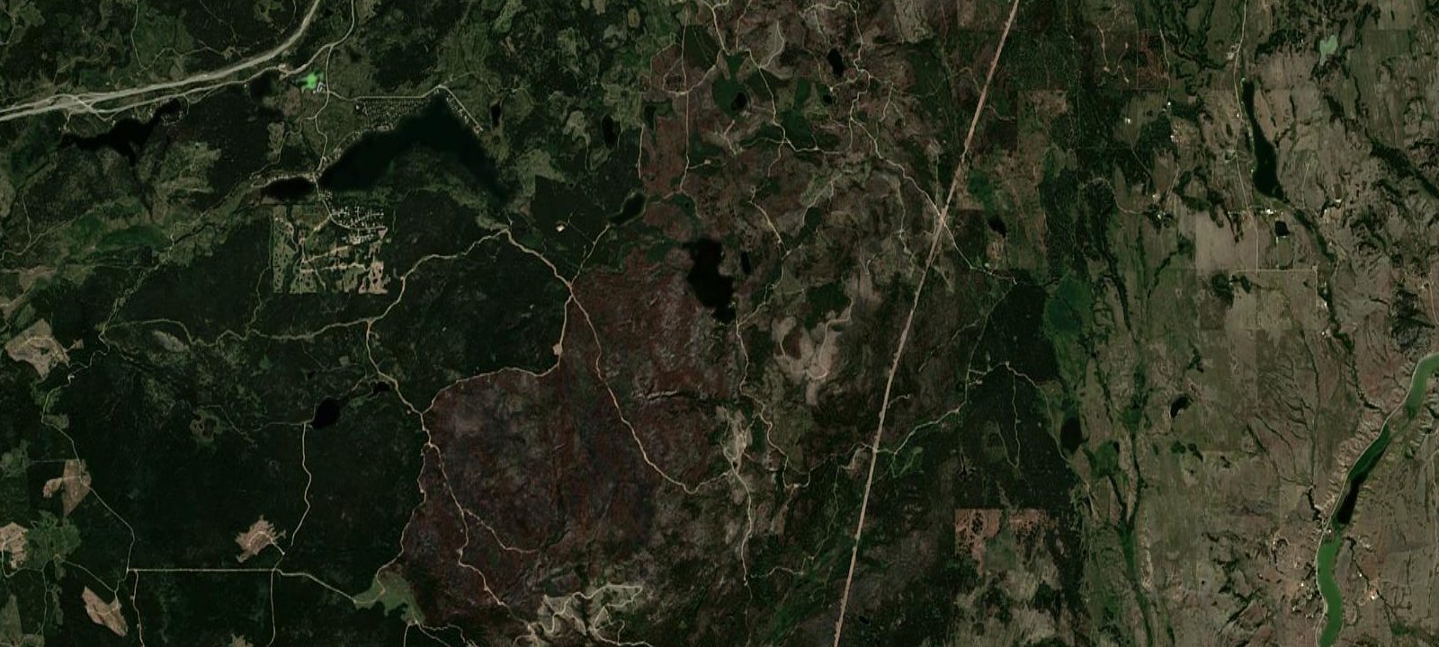 Map of Rossmoore Lake - BC Recreation Site