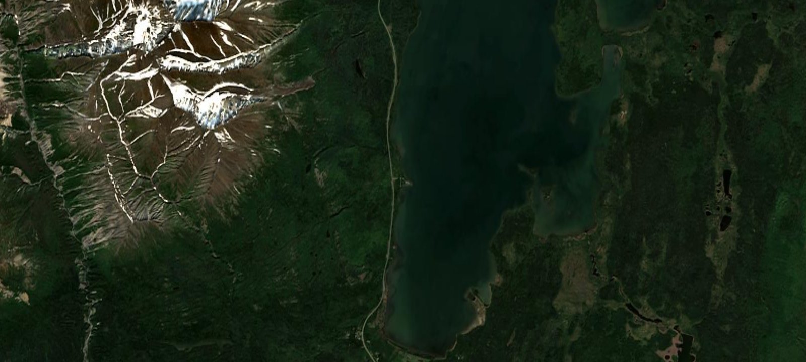 Map of Dezadeash Lake Territorial Campground