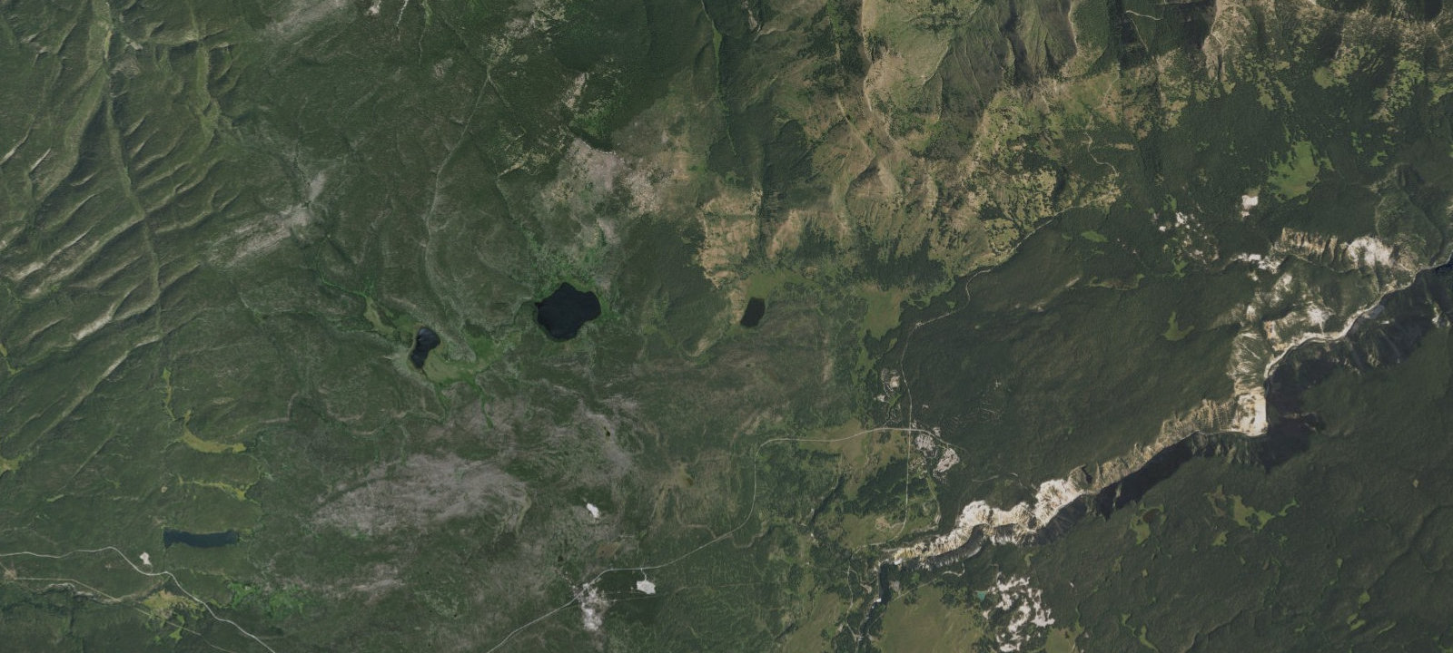Map of Cascade Lake West