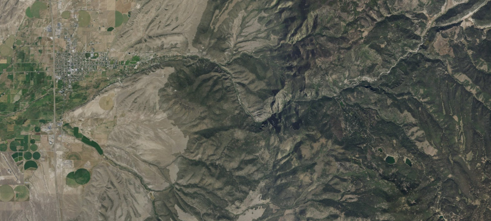 Map of Little Cottonwood Campground
