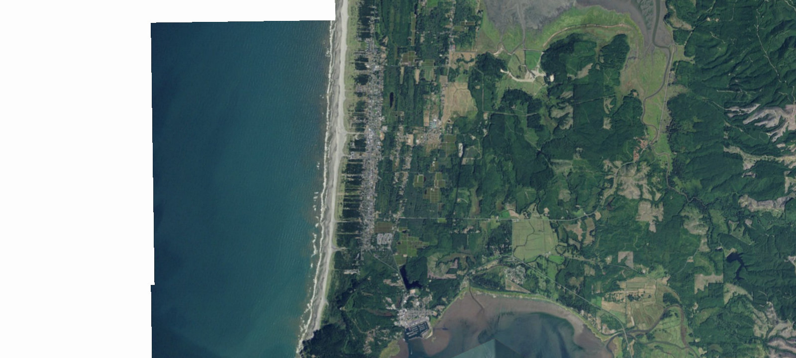 Map of Snow Peak Campfield Long Beach