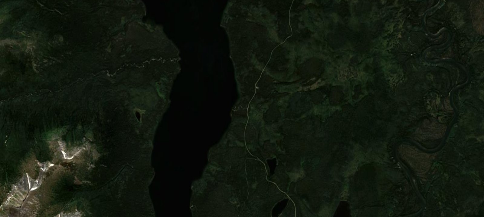 Map of Quiet Lake South