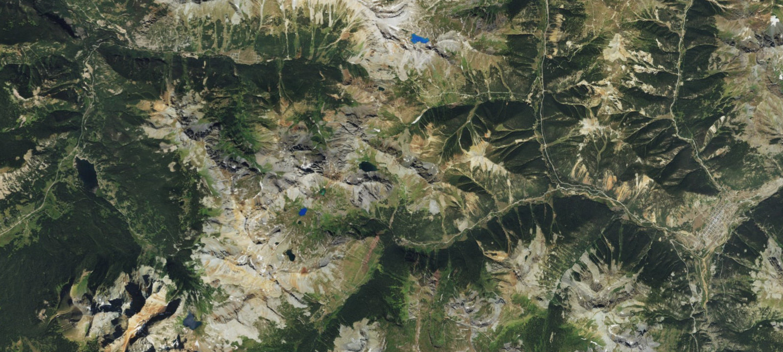 Map of Primitive Camping