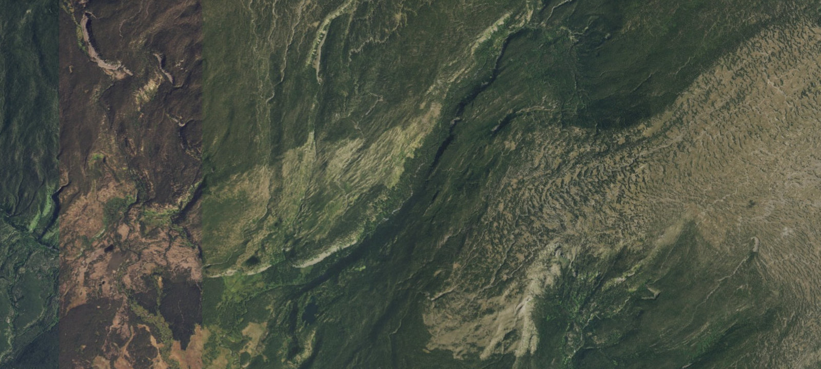 Map of Lower Bechler Canyon Ford